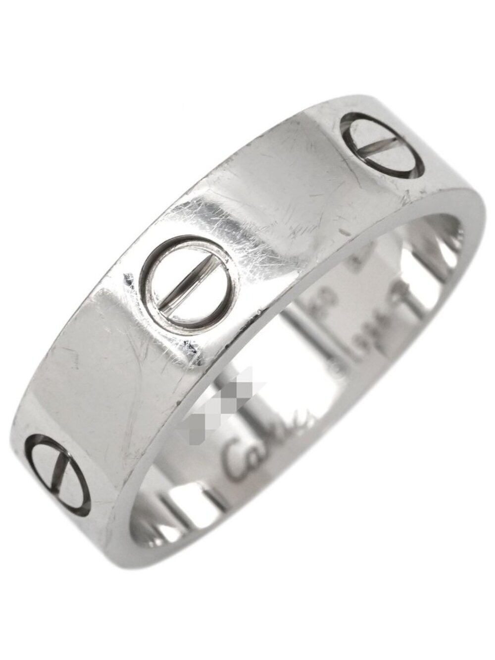 Cartier Ring Love White Gold 60 WG Classic Model
